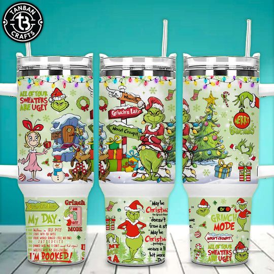 Discover Funny Christmas Thief Eww People 40 oz Tumbler Wrap, Retro Christmas My Day Tumbler, 40oz Skinny Tumbler Wrap, Christmas Movie Tumbler