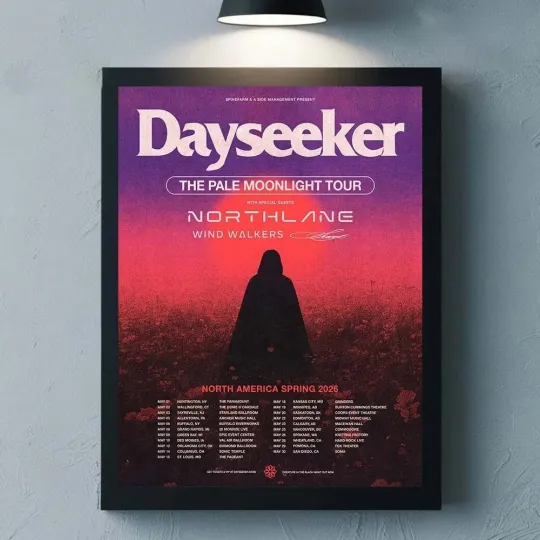 Dayseeker The Pale Moonlight Tour North America Spring 2026 Poster