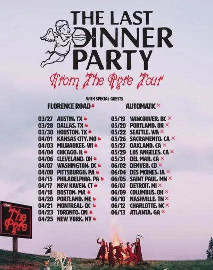 Discover The Last Dinner Party announce 2026 North America Tour Poster