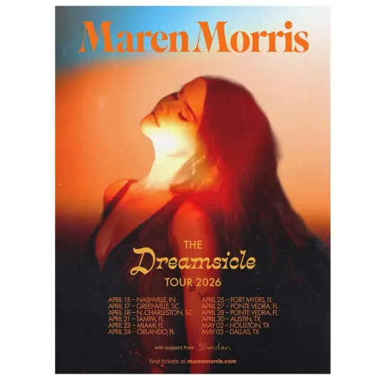 Discover Maren Morris Tour 2026 Poster