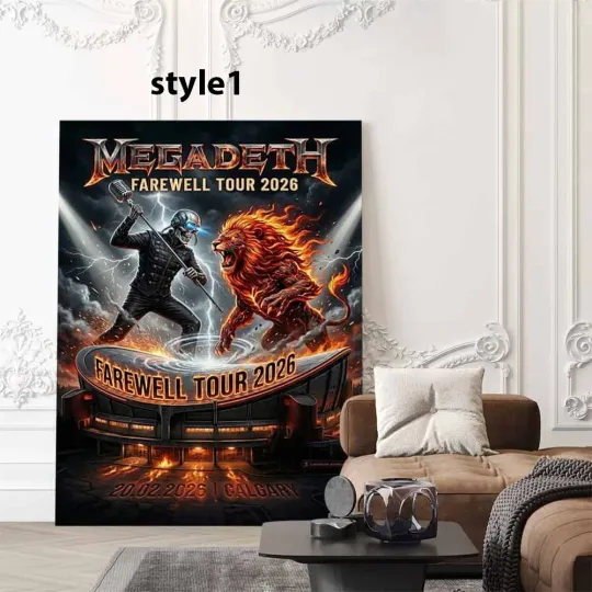 Megadeth Farewell Tour February 20 2026 Calgary Scotiabank