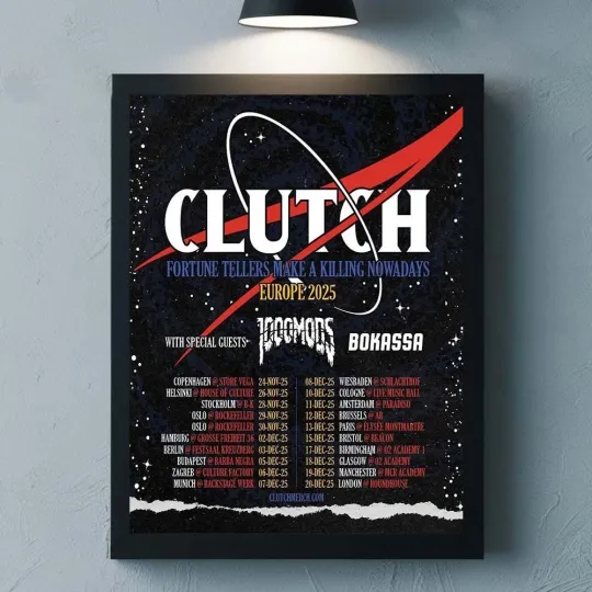 Amon Amarth The Allfather Awakens Europe And UK 2026 Tour Poster