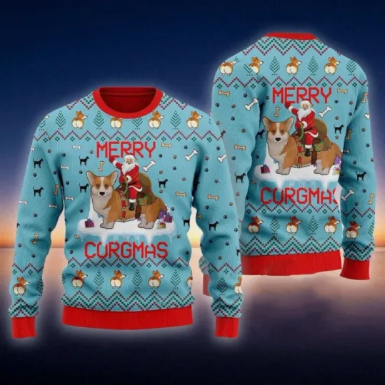 Funny Dog Merry Corgmas Ugly Christmas Sweater Corgi Xmas Gift For Dog Lover