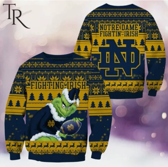 Discover ND Irish funny character Christmas Ugly Sweater Gift For Christmas