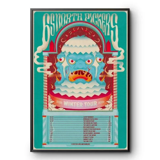 Discover HOT! 65 North Pickers Winter Tour 2026 Poster