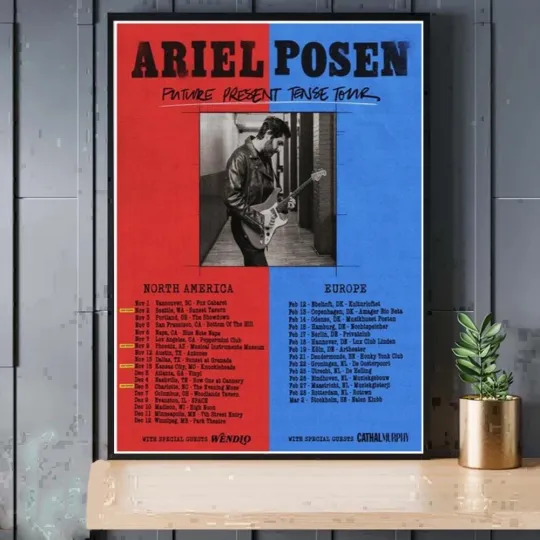Discover Ariel Posen North America 2025 & Europe 2026 Tour Poster