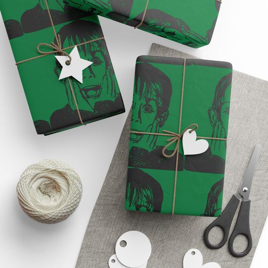 Home Alone Christmas Wrapping Paper, Funny Movie Gift Wrap
