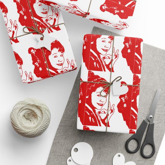 Funny Home Alone Christmas Wrapping Paper: 90gsm Fine Art