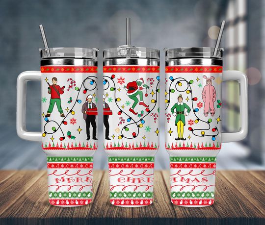 Discover Christmas Friends 40oz Wrap  , Christmas Characters 40oz Tumbler  , Christmas Movies Tumbler  , Christmas Tumbler, Sublimation Design