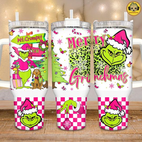 Discover Retro Christmas 40oz Tumbler Wrap PNG, Feeling Extra Christmas Skinny Tumbler PNG, Holiday Movie Design PNG, Digital Christmas Download
