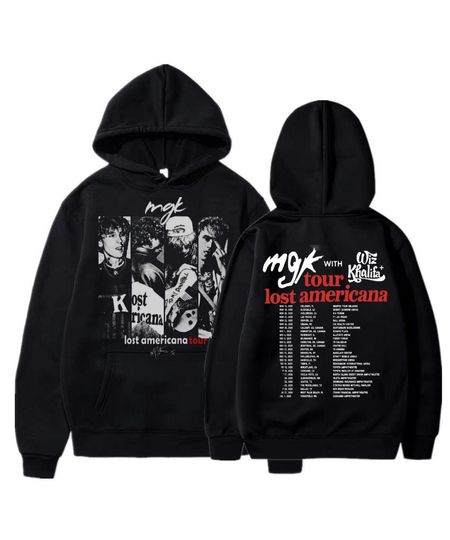 MGK Wiz Khalifa Tour T-Shirt, Unisex Rap Concert Tee