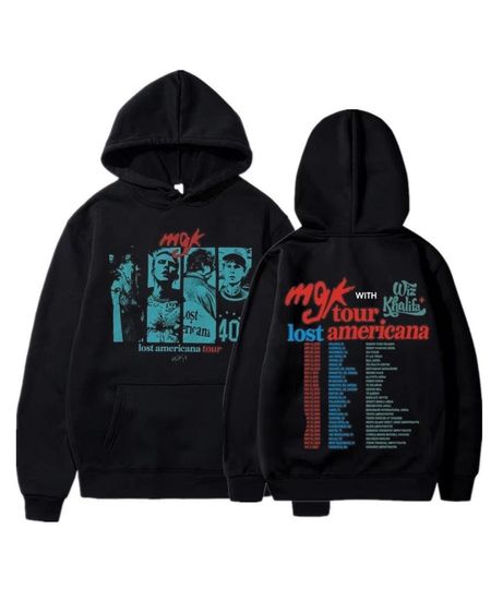 MGK Wiz Khalifa Lost Americana Tour Hoodie Unisex Rap
