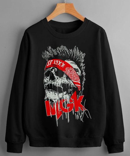 Discover Vintage MGK Machine Gun Kelly T-Shirt, Black Cotton Unisex Graphic Tee, Rap Concert Fan Apparel