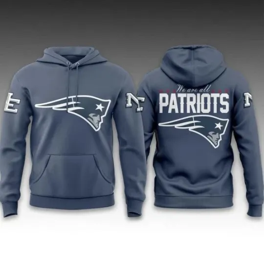 Patriots 2025 Rivalries Nor Easter Storm Blue 3D Hoodie
