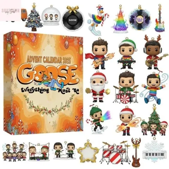 Discover HOT!!Goose Everything Must Go 2025 2D Flat Acrylic Advent Calendar Gift