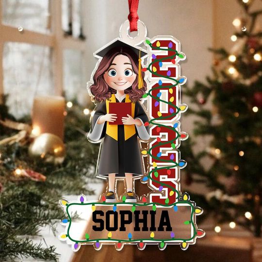 Congrats Graduation Personalized Acrylic Ornament