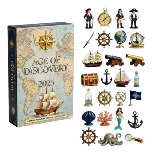 Discover 2025 Christmas Countdown Calendar 2D Acrylic Adventure Theme Advent