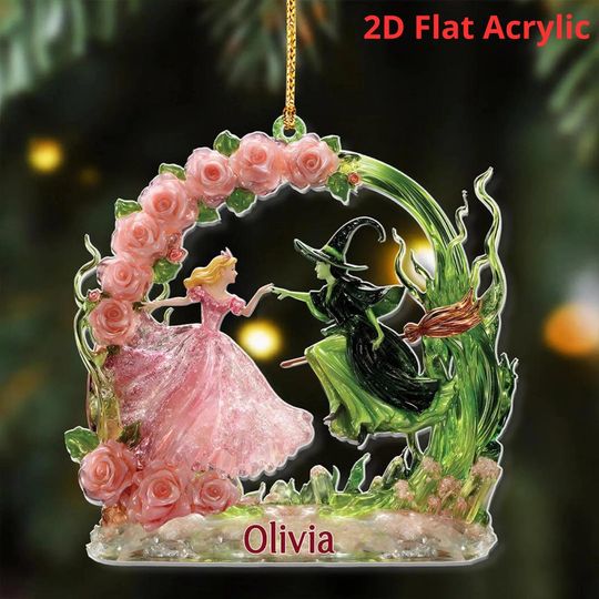 Discover Personalized Wicked 2025 Acrylic Ornament - Wicked Musical Gift