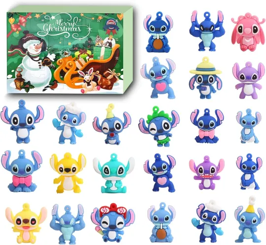 Discover Advent Calendar 2025 Funny Figure 24 Days of Surprise Countdown Calendar Gifts w