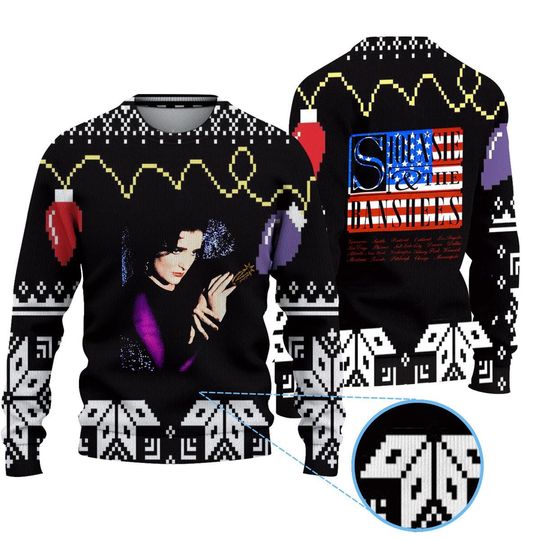 Discover Siouxsie and the Banshees 1995 American Tour Concert Sweatshirt with Classic Alternative Rock Illustration