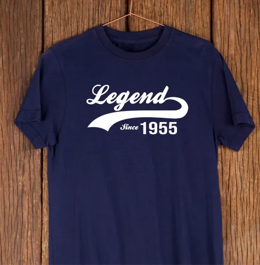 Discover Legend Since 1955 70th Birthday T-Shirt for Men