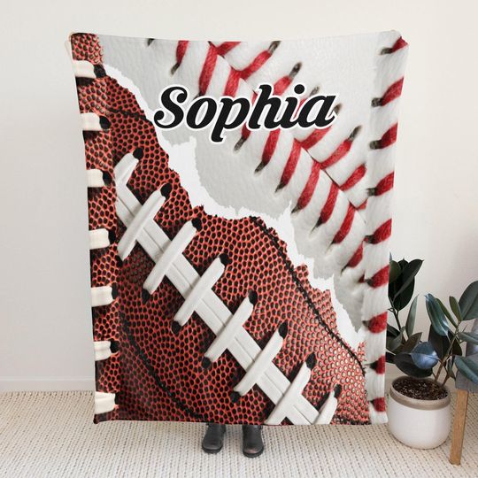 Discover Personalized Philadelphia Eagles Fleece Blanket, American Flag Football Blanket