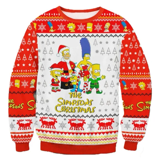 The Simpsons Christmas Ugly Christmas Sweater