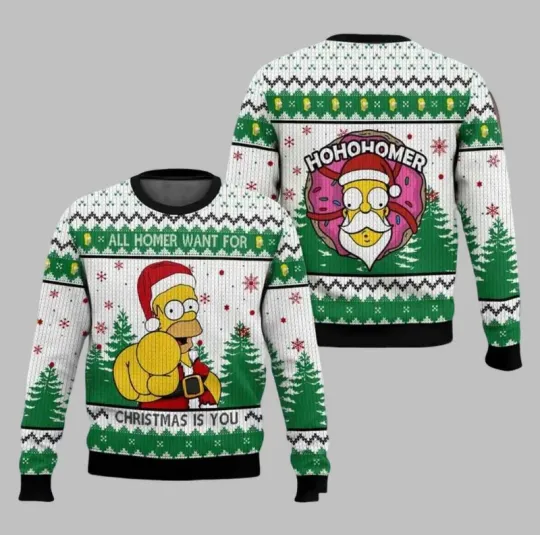 Discover Simpson All Homer Hohohohomer Christmas Is You Ugly Christmas Sweater