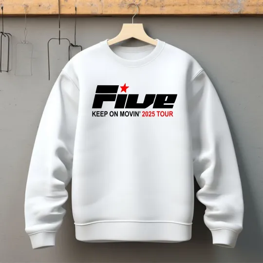 Discover Vintage 90s Boyband Sweatshirt Keep On Moving Tour Jumper