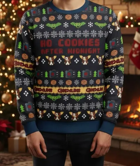 Discover Funny Meme Ugly Christmas Sweater, Christmas Sweater Gift, Gremlins Christmas