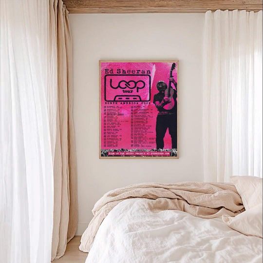 Discover Ed Shee Loop Tour 2026 North America Vertical Poster