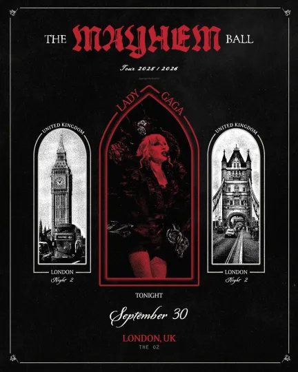 Ld Ga The Mayhem Ball Tour 2025-2026 London