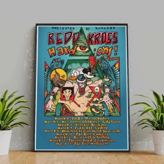 Discover Redd Kross & Hard-Ons March 2026 Tour Poster