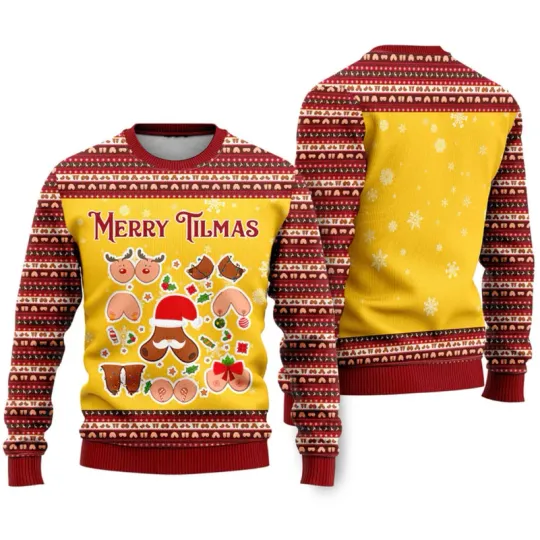 Discover Merry Tilmas Funny Ugly Christmas Sweater