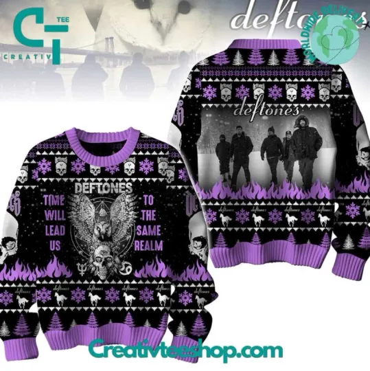 Discover Deftone Purple Ugly Christmas Sweater