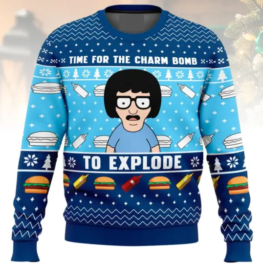 Discover Bob's Burgers Ugly Christmas Sweater, Tina Belcher Sweater