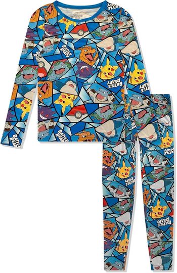 Cuddl Duds Boys Thermal Pajama Set - Spiderman, Minecraft, Super Mario, Long John Base Layer