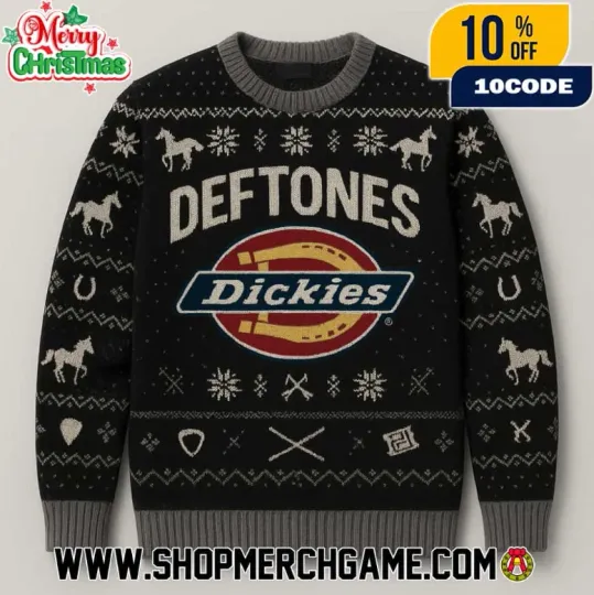 Discover Deftone X Dickiies Logo Dia De Los 2025 In San Diego Nov 1 Ugly Sweater