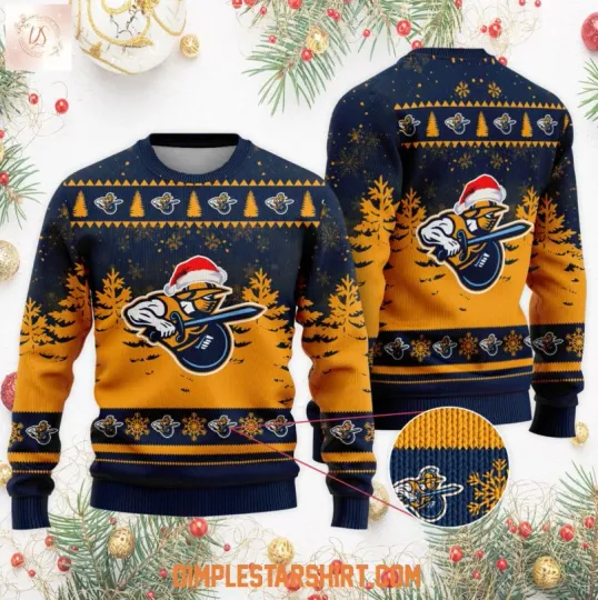 Atlanta Gladiator Christmas Ugly Sweater Size S-5Xl