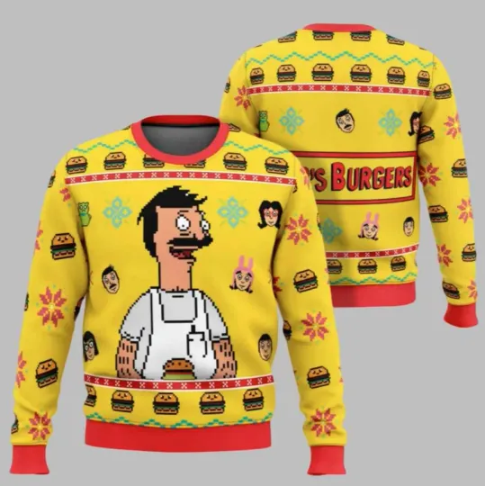 Discover Bob Belcher Bob's Burgers Ugly Christmas Sweater