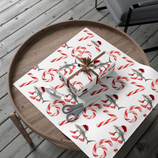 Discover 67 Brainrot Christmas Wrapping Paper: Six Seven Tralalero Tralala Santa Themed Giftwrap
