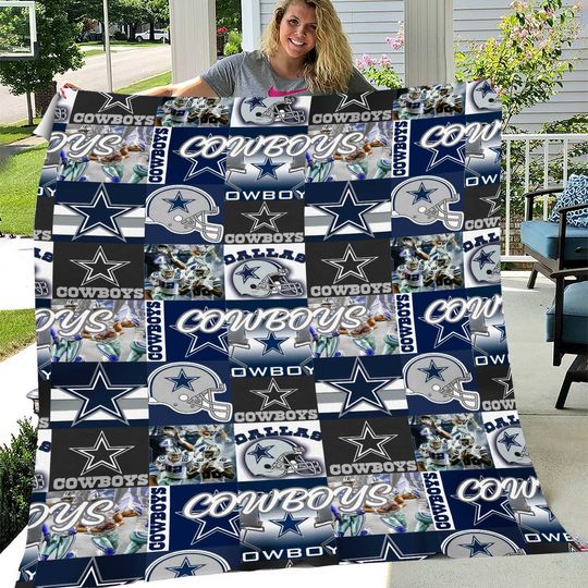 Dallas Cowboys Velveteen Plush Blanket
