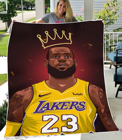 LeBron James Soft Throw Blanket, Comfortable Blanket for Men, Women, Kids