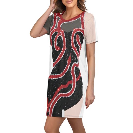 Rep Snakes Eras Bodysuit  T-shirt Dress, Halloween Outfit, Christmas Gift