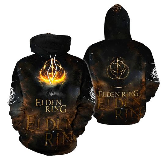 My Sky Game Elden Ring Hoodie Pullover Long Sleeve Hooded Sweatshirt