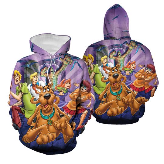 Running Team Scooby Doo Friends Lovers Hoodie 3D Printed
