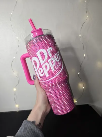 Dr Pepper Pink Tumbler 40oz