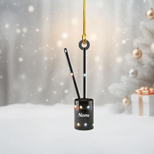 Discover Personalized Toilet Plunge Christmas Ornament, Toilet Bathroom Ornament, Toilet Cleaning Ornament Decor, Plumber Ornament Gift
