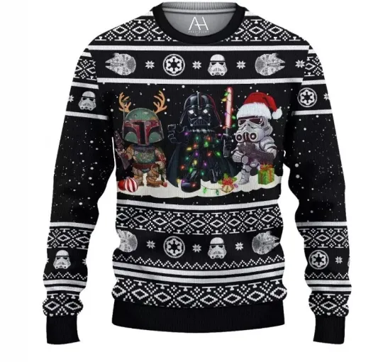Discover New Star wars darth vader Black ugly sweater Christmas Gift Us Size Best Price