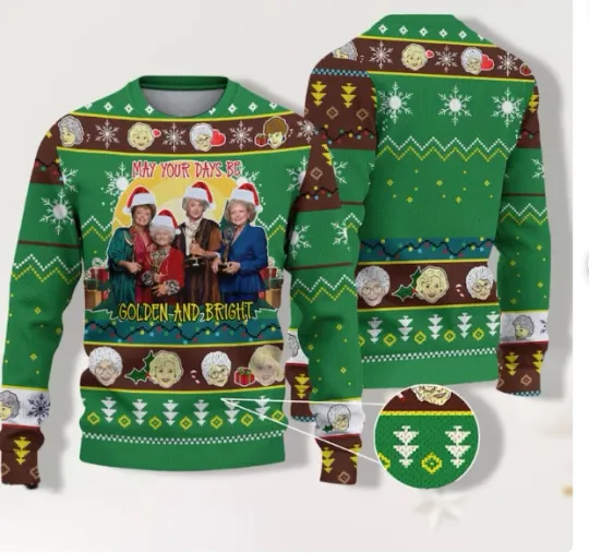 Discover Stay Golden Ugly Sweater, Stay Golden Ugly Christmas Sweater, 80s TV Sitcom, Fu